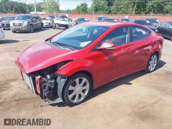 2012 Hyundai Elantra Limited z VIN KMHDH4AEXCU247479, wystawiony jako IAAI lot #42812460 z przebiegiem 138 242 mil mil oraz . Historia ofert i sprzedaży dostępna na DreamBid. Obrazek 2.