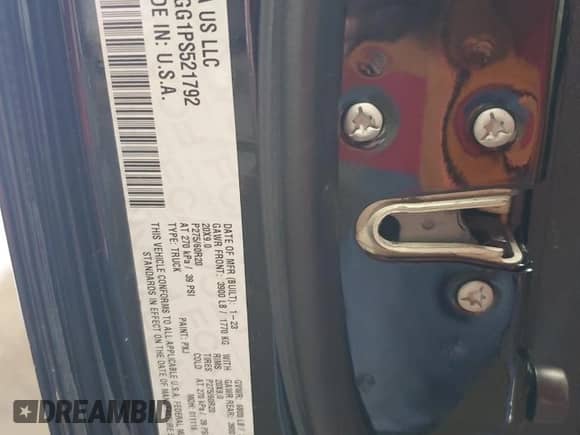 2023 Ram 1500 Warlock z VIN 1C6RR7GG1PS521792, wystawiony jako Copart lot #58502685 z przebiegiem 23 710 mil mil oraz Szkoda całkowita • Salvage title. Historia ofert i sprzedaży dostępna na DreamBid. Obrazek 12.