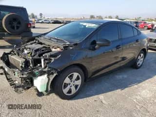2018 Chevrolet Cruze LS with VIN 1G1BB5SM6J7175998, listed as a Copart auction lot 76204164 with 81,678 mi miles and Salvage title. Bid and sale history available at DreamBid. Image 1.
