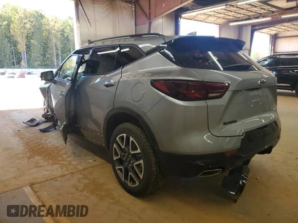 2025 Chevrolet Blazer RS with VIN 3GNKBERS2SS190066, listed as a Copart auction lot 86838935 with Not provided miles and Clean title. Bid and sale history available at DreamBid. Image 2.