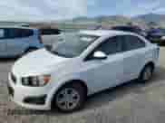 2012 Chevrolet Sonic LS with VIN 1G1JB5SH8C4232611, listed as a Copart auction lot 59201815 with 155,438 mi miles and Clean title. Bid and sale history available at DreamBid. Image 1.