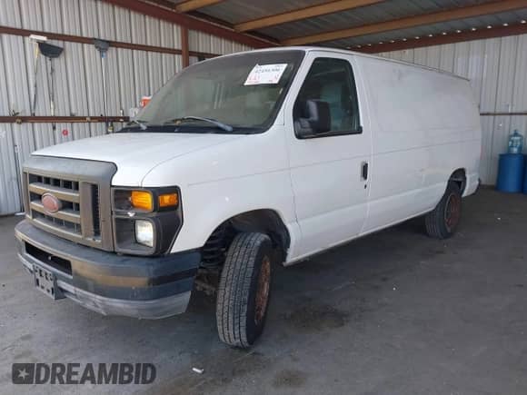 2010 Ford Econoline Cargo Commercial with VIN 1FTNE1EW0ADA96037, listed as a IAAI auction lot 42456306 with 155,805 mi miles and . Bid and sale history available at DreamBid. Image 2.