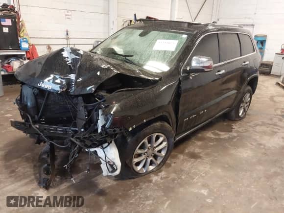 2014 Jeep Grand Cherokee Limited with VIN 1C4RJFBG9EC195927, listed as a IAAI auction lot 43293023 with 124,453 mi miles and . Bid and sale history available at DreamBid. Image 18.