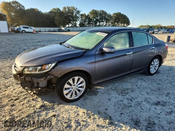 2013 Honda Accord EX-L с VIN 1HGCR2F80DA054976, выставлен на аукционе Copart как лот 89489345 с пробегом 210 702 миль миль и Списание • Salvage title. История ставок и продаж доступна на DreamBid. Изображение 1.