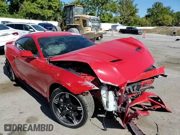 2021 Ford Mustang GT с VIN 1FA6P8CF8M5111138, выставлен на аукционе Copart как лот 71799505 с пробегом 29 297 миль миль и Списание • Salvage title. История ставок и продаж доступна на DreamBid. Изображение 14.