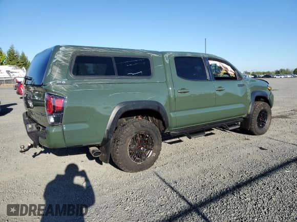 2020 Toyota Tacoma SR5 with VIN 5TFCZ5AN8LX240726, listed as a Copart auction lot 80963195 with 125,228 mi miles and Salvage title. Bid and sale history available at DreamBid. Image 3.