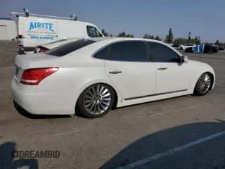 2014 Hyundai Equus Ultimate z VIN KMHGH4JH9EU074936, wystawiony jako Copart lot #67822645 z przebiegiem 102 807 mil mil oraz Szkoda całkowita • Salvage title. Historia ofert i sprzedaży dostępna na DreamBid. Obrazek 3.