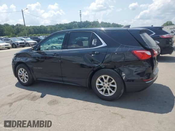 2018 Chevrolet Equinox LT with VIN 2GNAXJEV7J6288786, listed as a Copart auction lot 67846005 with 121,252 mi miles and Salvage title. Bid and sale history available at DreamBid. Image 2.