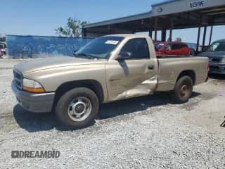 2002 Dodge Dakota with VIN 1B7FL16X62S519749, listed as a Copart auction lot 52776145 with 158,601 mi miles and Salvage title. Bid and sale history available at DreamBid. Image 1.