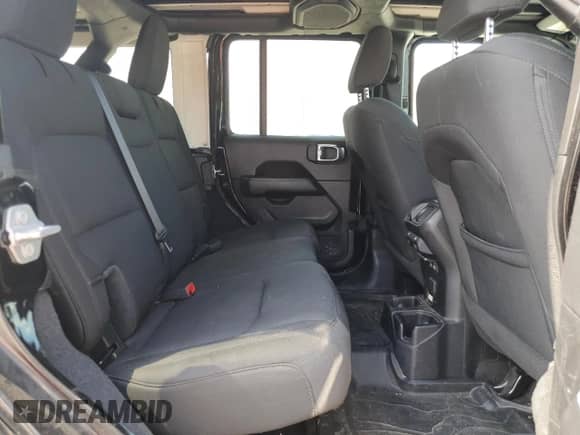 2021 Jeep Wrangler Unlimited Sahara Altitude with VIN 1C4HJXEG1MW605811, listed as a Copart auction lot 63214275 with 81,473 mi miles and Salvage title. Bid and sale history available at DreamBid. Image 11.