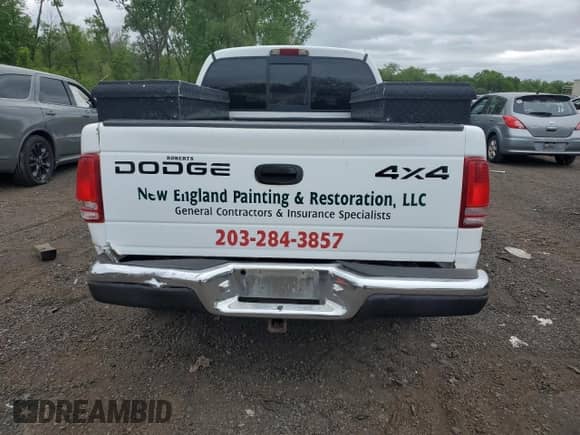 2001 Dodge Dakota Sport with VIN 1B7GG2AN01S142094, listed as a Copart auction lot 57018215 with 136,340 mi miles and Non repairable. Bid and sale history available at DreamBid. Image 6.
