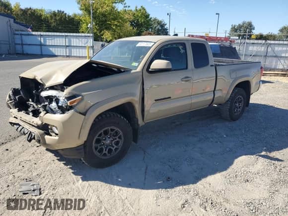 2018 Toyota Tacoma SR5 with VIN 5TFRZ5CN9JX059879, listed as a Copart auction lot 68117605 with 78,285 mi miles and Salvage title. Bid and sale history available at DreamBid. Image 1.
