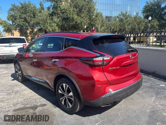 2020 Nissan Murano SV with VIN 5N1AZ2BJ6LN100800, listed as a Copart auction lot 90130955 with 141,827 mi miles and Clean title. Bid and sale history available at DreamBid. Image 3.