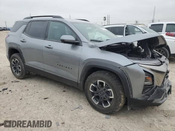 2025 Chevrolet Equinox FWD ACTIV с VIN 3GNAXKEG6SL144022, выставлен на аукционе Copart как лот 84492424 с пробегом 4 252 миль миль и Списание • Salvage title. История ставок и продаж доступна на DreamBid. Изображение 4.