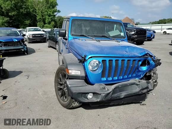 2023 Jeep Wrangler Sport S with VIN 1C4HJXDG7PW677814, listed as a Copart auction lot 67802085 with 28,546 mi miles and Salvage title. Bid and sale history available at DreamBid. Image 14.