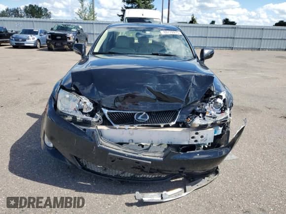 2007 Lexus IS 250 with VIN JTHCK262572008782, listed as a Copart auction lot 69770975 with 80,634 mi miles and Clean title. Bid and sale history available at DreamBid. Image 5.