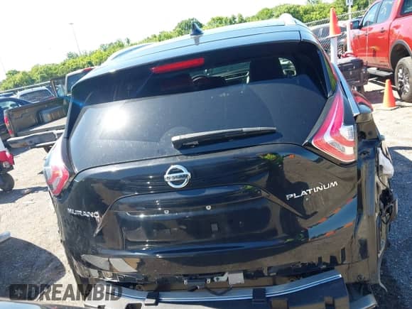 2017 Nissan Murano S with VIN 5N1AZ2MG3HN198497, listed as a IAAI auction lot 42295156 with 43,067 mi miles and . Bid and sale history available at DreamBid. Image 16.