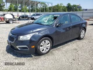 2015 Chevrolet Cruze LS with VIN 1G1PB5SH8F7188669, listed as a Copart auction lot 61000845 with 118,179 mi miles and Salvage title. Bid and sale history available at DreamBid. Image 1.