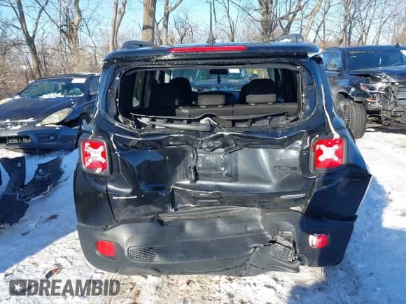 2018 Jeep Renegade Latitude with VIN ZACCJABB4JPG95447, listed as a IAAI auction lot 41345819 with 101,512 mi miles and . Bid and sale history available at DreamBid. Image 16.