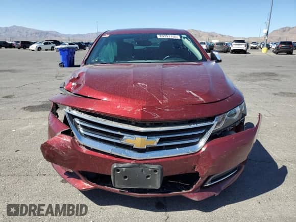 2016 Chevrolet Impala LTZ with VIN 2G1145S34G9166642, listed as a Copart auction lot 80393155 with Not provided miles and Salvage title. Bid and sale history available at DreamBid. Image 5.