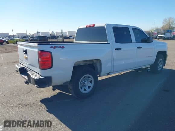2017 Chevrolet Silverado 1500 LS with VIN 3GCUKNECXHG141791, listed as a IAAI auction lot 41821941 with 160,712 mi miles and . Bid and sale history available at DreamBid. Image 4.