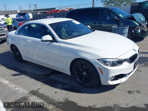 2018 BMW 4 Series 430i with VIN WBA4Z1C54JEC59132, listed as a IAAI auction lot 43185293 with 85,054 mi miles and . Bid and sale history available at DreamBid. Image 1.