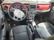 2021 Jeep Wrangler Unlimited Rubicon with VIN 1C4HJXFN0MW628283, listed as a Copart auction lot 62825015 with 74,782 mi miles and Salvage title. Bid and sale history available at DreamBid. Image 8.