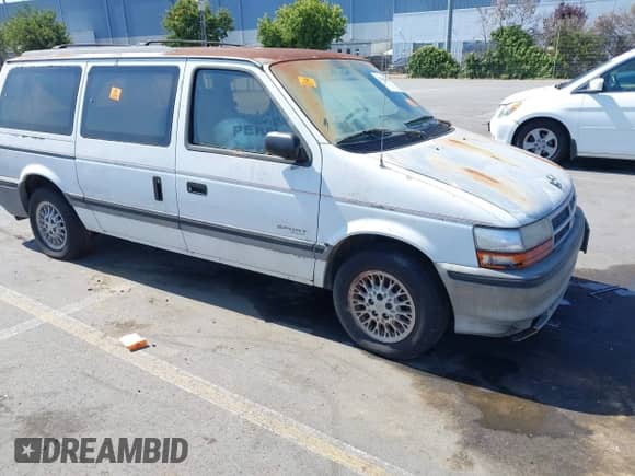 1993 Dodge Caravan Grand SE with VIN 1B4GH44R5PX771527, listed as a IAAI auction lot 43109995 with Not provided miles and . Bid and sale history available at DreamBid. Image 1.