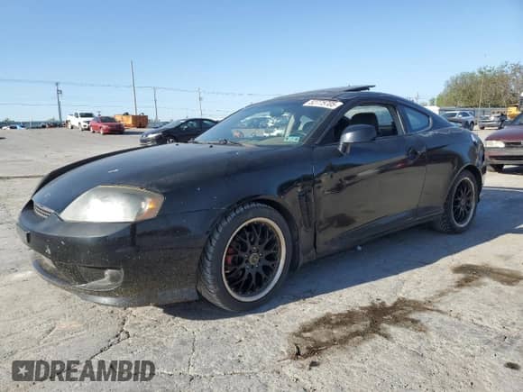 2006 Hyundai Tiburon GT with VIN KMHHN65F76U197234, listed as a Copart auction lot 52775705 with 127,581 mi miles and Clean title. Bid and sale history available at DreamBid. Image 1.