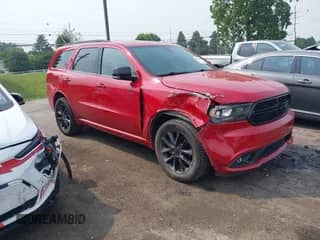 2018 Dodge Durango GT with VIN 1C4RDJDG4JC156227, listed as a IAAI auction lot 42905340 with 133,039 mi miles and . Bid and sale history available at DreamBid. Image 1.