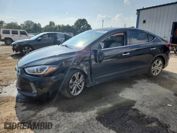2017 Hyundai Elantra SE with VIN 5NPD84LF1HH025442, listed as a Copart auction lot 80644625 with 79,054 mi miles and Salvage title. Bid and sale history available at DreamBid. Image 1.