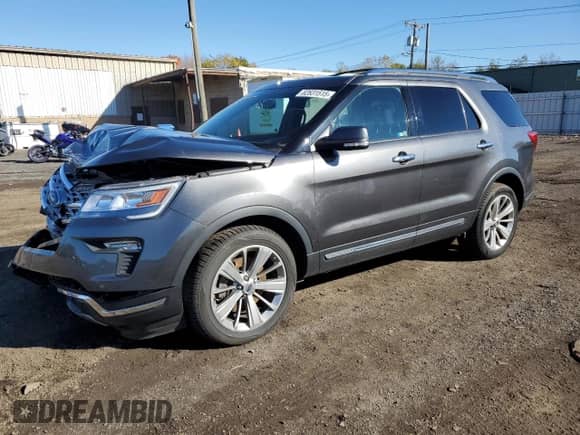 2018 Ford Explorer Limited z VIN 1FM5K8F83JGB14669, wystawiony jako Copart lot #82631515 z przebiegiem 79 251 mil mil oraz Szkoda całkowita • Salvage title. Historia ofert i sprzedaży dostępna na DreamBid. Obrazek 1.