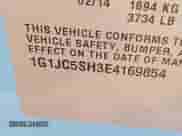 2014 Chevrolet Sonic LT с VIN 1G1JC5SH3E4169854, выставлен на аукционе IAAI как лот 43042063 с пробегом 63 598 миль миль и . История ставок и продаж доступна на DreamBid. Изображение 9.