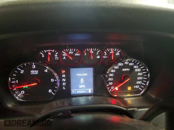 2018 Chevrolet Silverado 1500 Work Truck with VIN 1GCNKNEC6JZ343957, listed as a Copart auction lot 55231465 with 69,099 mi miles and Salvage title. Bid and sale history available at DreamBid. Image 9.