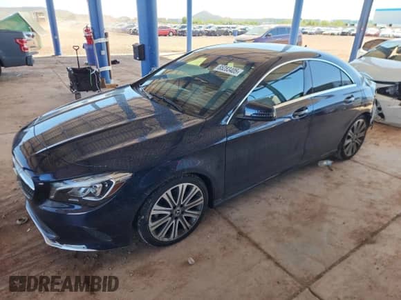 2018 Mercedes-Benz CLA 250 с VIN WDDSJ4EB0JN535928, выставлен на аукционе Copart как лот 85283405 с пробегом 27 901 миль миль и Списание • Salvage title. История ставок и продаж доступна на DreamBid. Изображение 1.