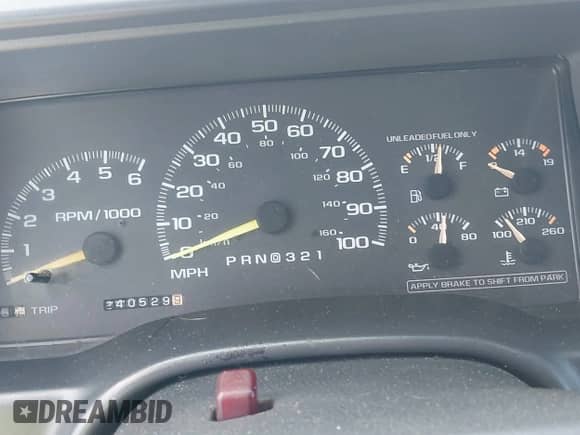 1998 Chevrolet Tahoe with VIN 1GNEK13R4WR110917, listed as a IAAI auction lot 43067584 with 240,529 mi miles and . Bid and sale history available at DreamBid. Image 7.