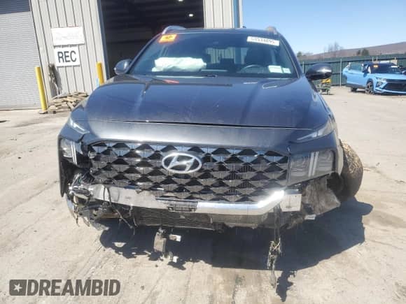 2021 Hyundai Santa Fe Calligraphy with VIN 5NMS5DALXMH332138, listed as a Copart auction lot 53534895 with 33,759 mi miles and Salvage title. Bid and sale history available at DreamBid. Image 5.
