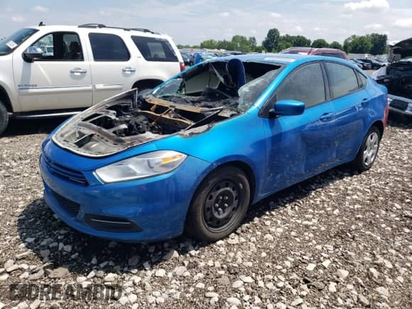 2016 Dodge Dart SE with VIN 1C3CDFAA4GD704608, listed as a Copart auction lot 65589545 with Not provided miles and Non repairable. Bid and sale history available at DreamBid. Image 1.