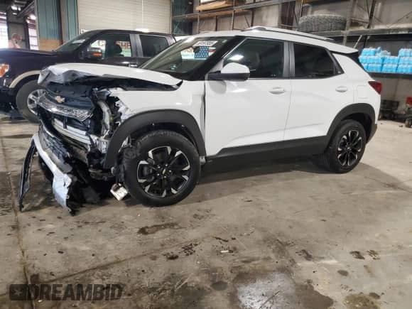 2022 Chevrolet TrailBlazer LT с VIN KL79MRSL6NB044424, выставлен на аукционе Copart как лот 69197955 с пробегом 36 679 миль миль и Списание • Salvage title. История ставок и продаж доступна на DreamBid. Изображение 1.