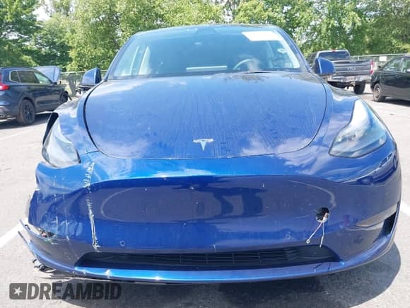 2022 Tesla Model Y Long Range with VIN 7SAYGAEEXNF533168, listed as a IAAI auction lot 42987926 with 49,298 mi miles and . Bid and sale history available at DreamBid. Image 6.