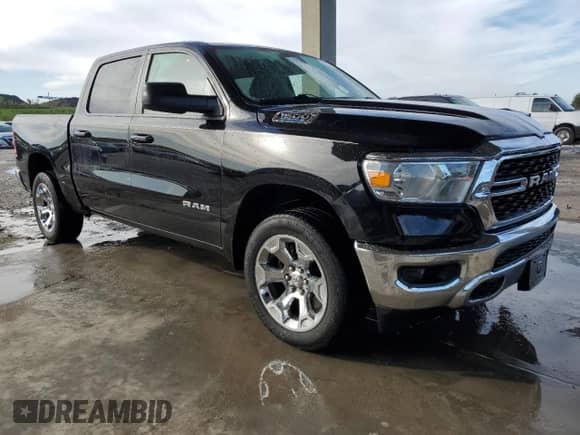 2022 Ram 1500 Big Horn z VIN 1C6RRFFG5NN428734, wystawiony jako Copart lot #69325465 z przebiegiem 55 864 mil mil oraz Nie do naprawy • Non repairable. Historia ofert i sprzedaży dostępna na DreamBid. Obrazek 4.