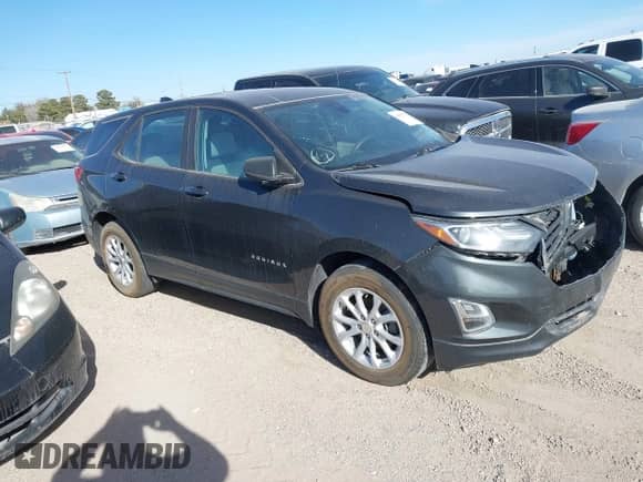 2020 Chevrolet Equinox LS с VIN 3GNAXHEV2LS601658, выставлен на аукционе IAAI как лот 41520775 с пробегом 67 221 миль миль и . История ставок и продаж доступна на DreamBid. Изображение 1.