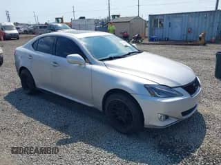 2007 Lexus IS 250 with VIN JTHCK262575011096, listed as a IAAI auction lot 43101231 with 229,967 mi miles and . Bid and sale history available at DreamBid. Image 1.