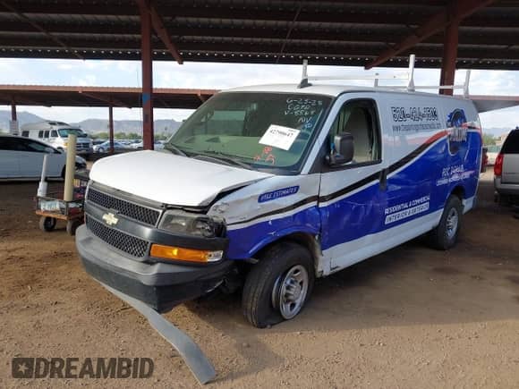 2018 Chevrolet Express Cargo с VIN 1GCWGAFP5J1198568, выставлен на аукционе IAAI как лот 42790647 с пробегом 115 569 миль миль и . История ставок и продаж доступна на DreamBid. Изображение 2.