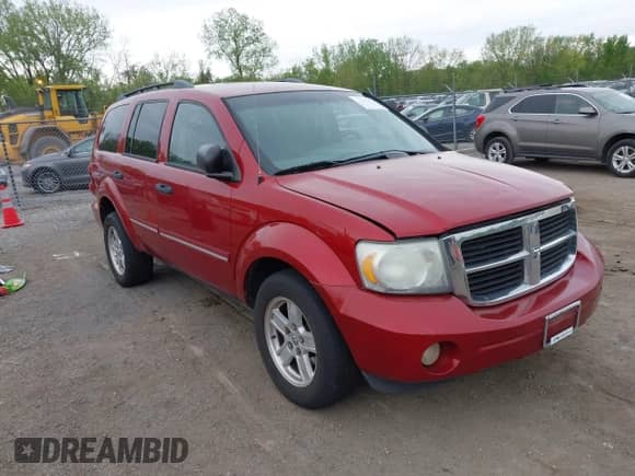 2009 Dodge Durango SLT with VIN 1D8HB48P29F702662, listed as a IAAI auction lot 42155778 with 150,604 mi miles and . Bid and sale history available at DreamBid. Image 1.
