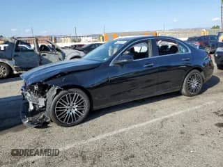 2023 Mercedes-Benz C 300 with VIN W1KAF4GB2PR134876, listed as a Copart auction lot 80153075 with Not provided miles and Salvage title. Bid and sale history available at DreamBid. Image 1.