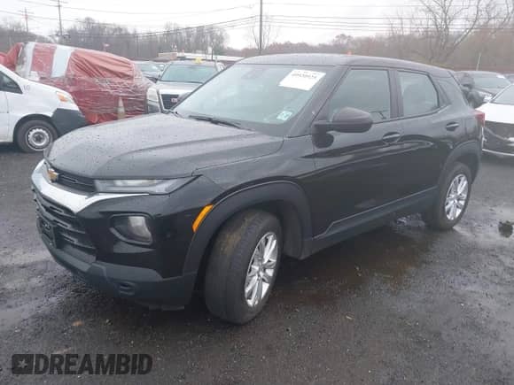 2023 Chevrolet TrailBlazer LS with VIN KL79MNSL7PB078027, listed as a IAAI auction lot 40920925 with 42,755 mi miles and . Bid and sale history available at DreamBid. Image 2.