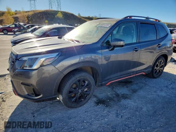 2022 Subaru Forester Special Sports z VIN JF2SKAJC5NH405170, wystawiony jako Copart lot #86891375 z przebiegiem 48 245 mil mil oraz Czysty tytuł • Clean title. Historia ofert i sprzedaży dostępna na DreamBid. Obrazek 1.