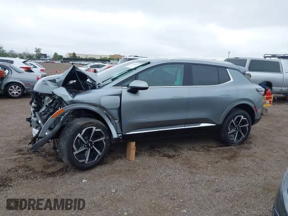 2024 Chevrolet Equinox EV LT with VIN 3GN7DLRP2RS290968, listed as a IAAI auction lot 42408513 with 12,326 mi miles and . Bid and sale history available at DreamBid. Image 14.
