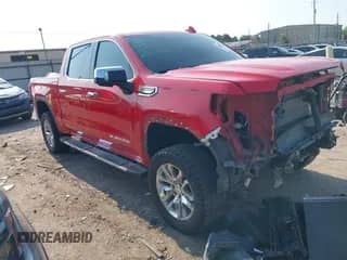 2021 GMC Sierra 1500 SLT with VIN 3GTU9DED6MG245588, listed as a IAAI auction lot 43066577 with 92,040 mi miles and . Bid and sale history available at DreamBid. Image 1.